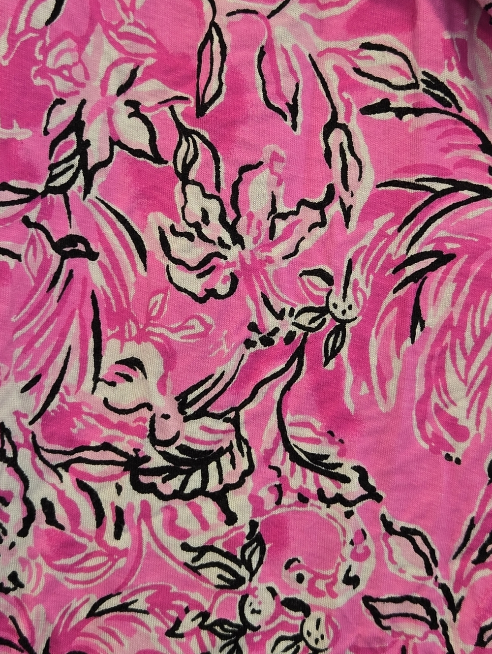 Lilly Pulitzer Button-Down Purrposely Pink Size XL - Picture 2 of 8